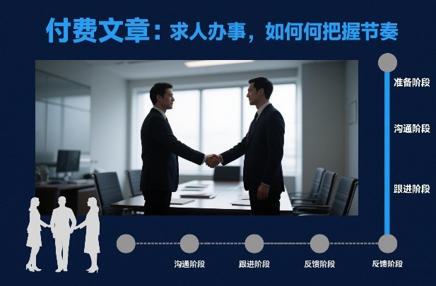 付费文章：求人办事，如何把握节奏-极速搞钱云网创