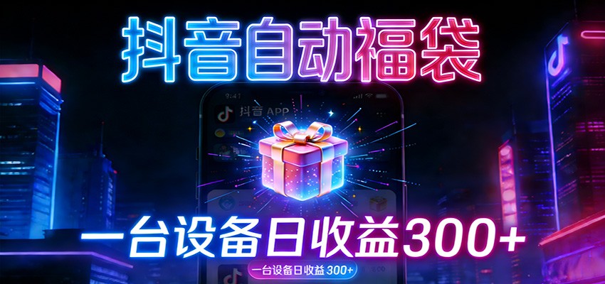 全自动抢福袋神器：24小时不停歇，日产出500＋-极速搞钱云网创