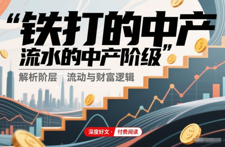 付费文章：铁打的中产，流水的中产阶级-极速搞钱云网创